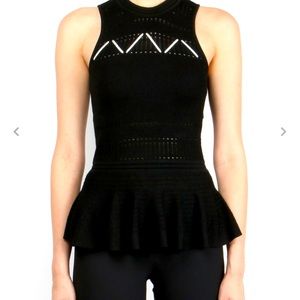 Jonathan simkhai peplum knit tank